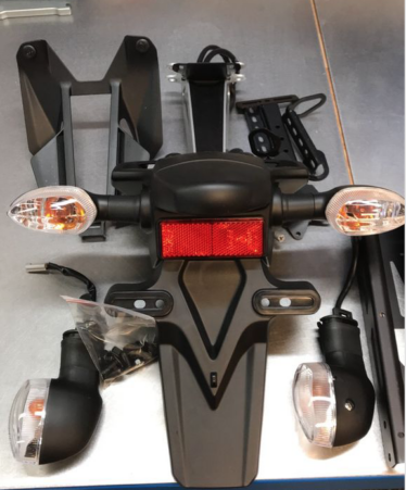 Yamaha MT 07 Nummerplade holder