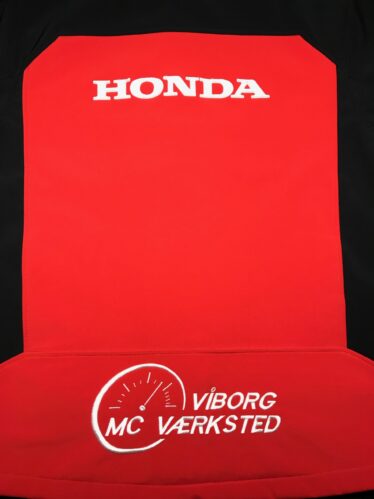 HONDA SOFTSHELL HERRE RACING RØD/SORT - Image 2