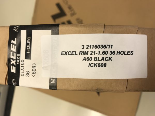 HANN/EXCEL Forfælg  1.60 A60 (+15%) Sort. - Image 3
