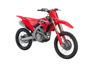 Honda crf250r med hvid baggrund