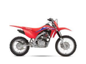HONDA CRF125FB med hvid baggrund