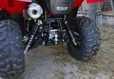 HONDA TRX420FA closeup back