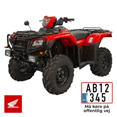 honda trx 520 fa6 traktor t3a. robust atv lave driftomkostninger