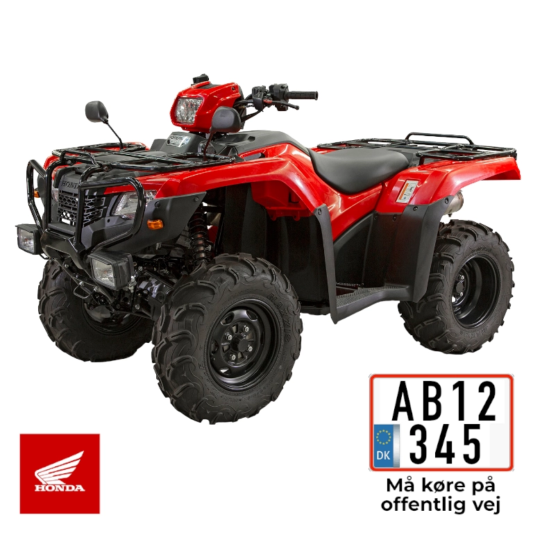 honda trx 520 fe2 traktor t3a. robust atv lave driftsomkostninger