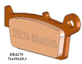 DELTA Brakepads Mx Heavy Duty DB 2170