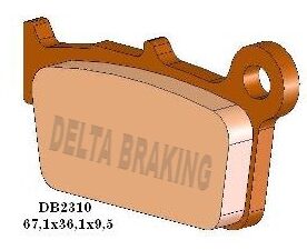 DELTA Brakepads Mx Heavy Duty DB 2310