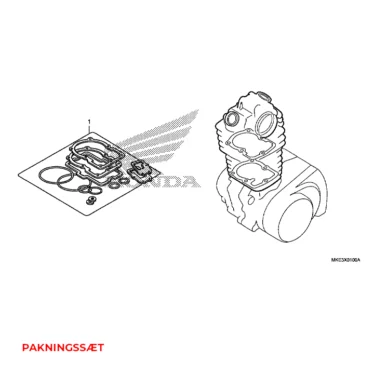 12191-MEN-A31-1 honda pakning, cylinder