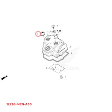 honda pakning, tændrør slange 12226-MEN-A30 12226MENA30
