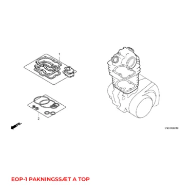 12191-KRN-731 honda pakning, cylinder