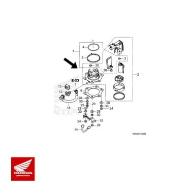 JMP Benzinpumpe HONDA/SUZUKI/KTM/ Universal. - Image 2
