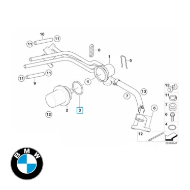 BMW O-Ring - 20x2.5 Original Reservedel