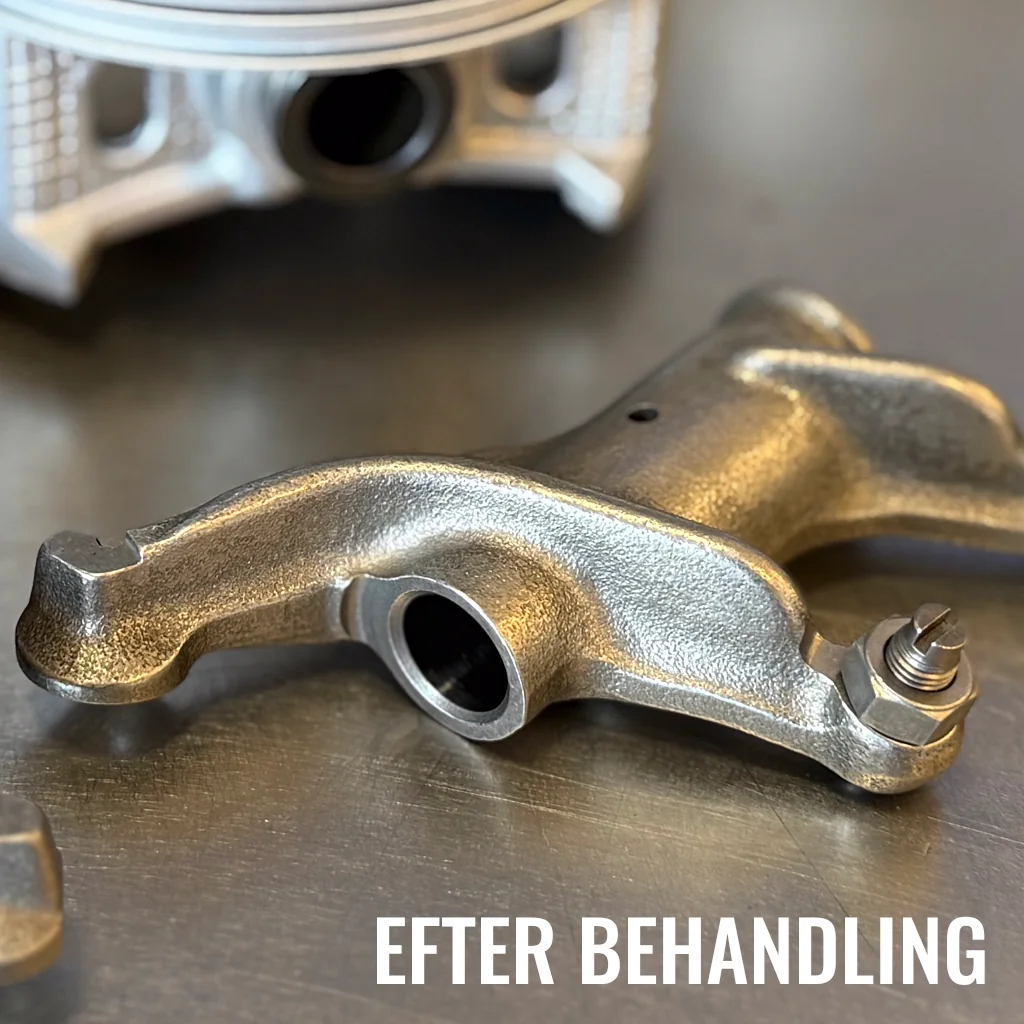 vandpolering af gamle dele mekanik