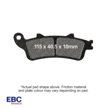 EBC FA261/2HH Rear Sinter (10mm) Bremseklodser - Image 2