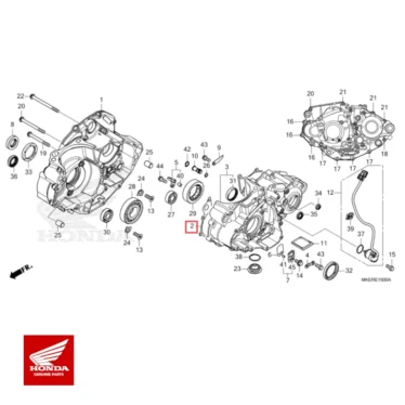 HONDA Original pakning, krumtaphus CRF450R 2017+