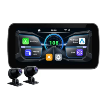 x ride 6.2 dvr apple carplay / android auto bluetooth touch skærm