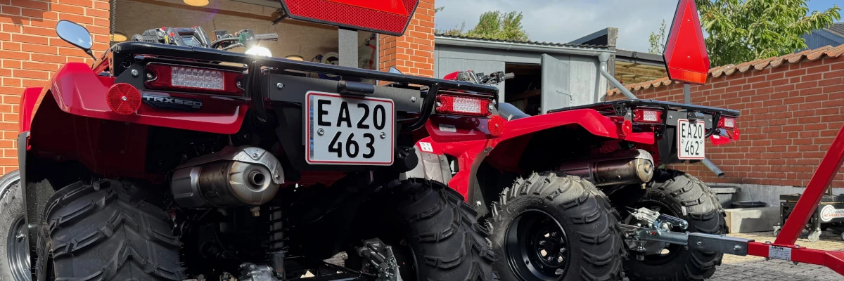 honda atv indregisteret som traktor 2