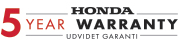 Honda udvidet garanti
