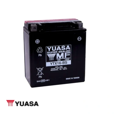 yuasa batteri ytx16 bs bmw/suz/kawa