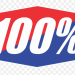 100 percent logo mx