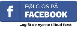 følg os på facebook og få de nyeste tilbud først